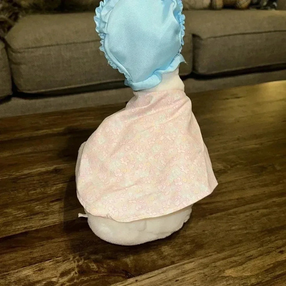 VINTAGE Eden Beatrix Potter Jemima Puddle Duck Plush Stuffed Animal White/Blue - Picture 10 of 16